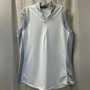 Bette & Court Women's Wander Sleeveless Golf Polo/ L /
